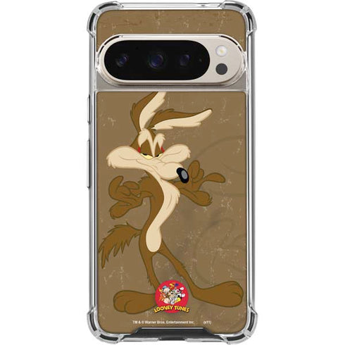 Looney Tunes Wile E Coyote Double Pixel 9/9 Pro Clear Case